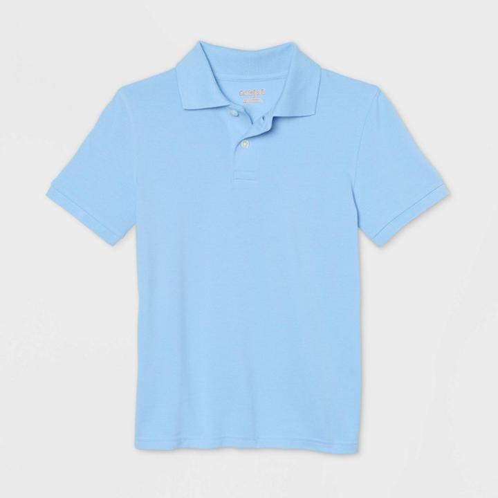 Petiteboys' Short Sleeve Stretch Pique Uniform Polo Shirt - Cat & Jack