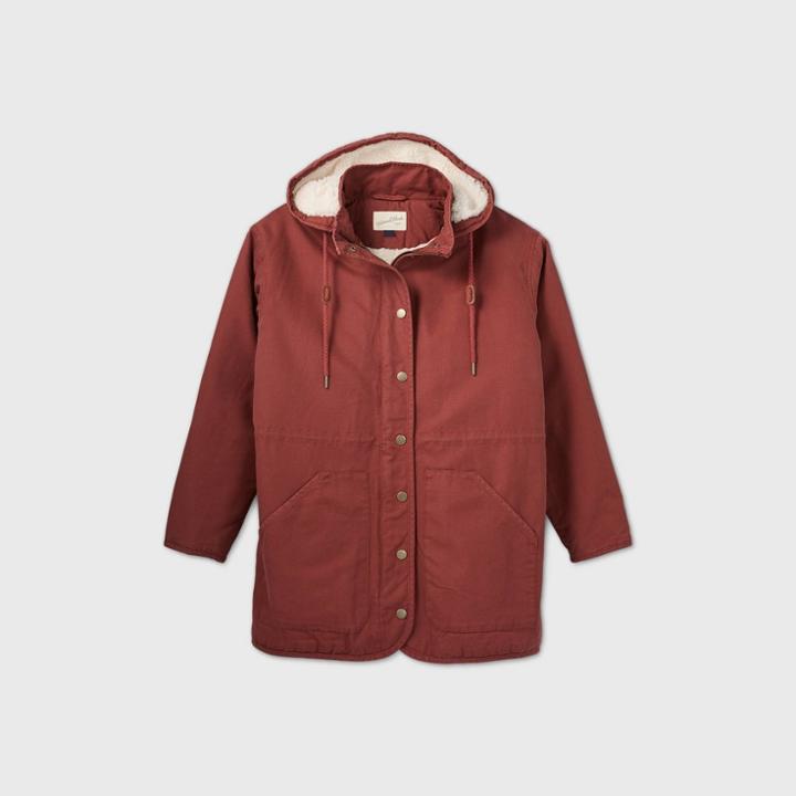 Women's Twill Parka Jacket - Universal Thread Rose