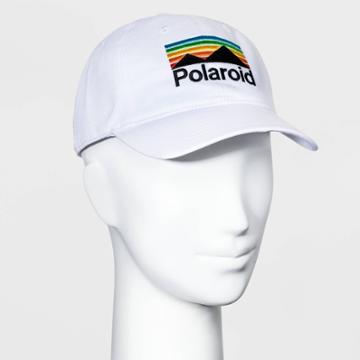 Women's Polaroid Baseball Hat - White