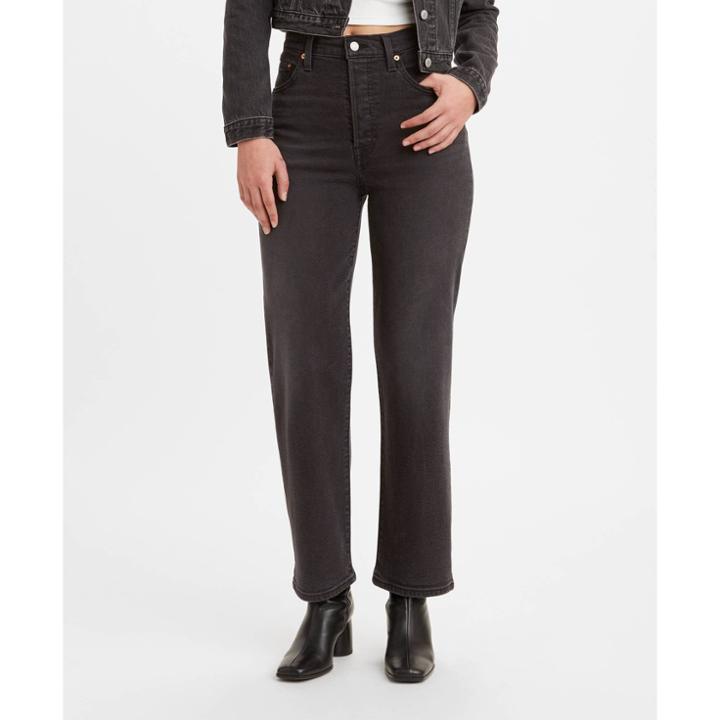 Levi's Women's Ultra-high Rise Ribcage Straight Jeans - Black Rinse