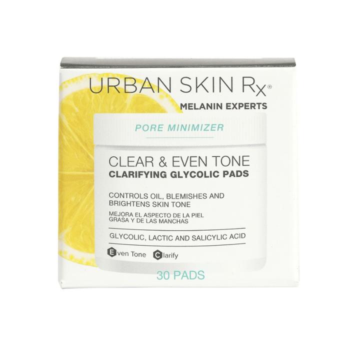 Urban Skin Rx Clear & Even Tone Clarifying Glycolic Pads