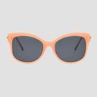 Women's Square Plastic Metal Combo Sunglasses - A New Day Gold, Gold/grey