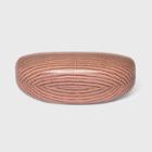 Clam Shell Glasses Case - A New Day Coral, Pink/white