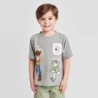 Toddler Boys' Disney Toy Story Forky Pocket T-shirt - Gray
