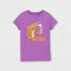 Girls' 'fiesta Friends' Short Sleeve Graphic T-shirt - Cat & Jack Purple