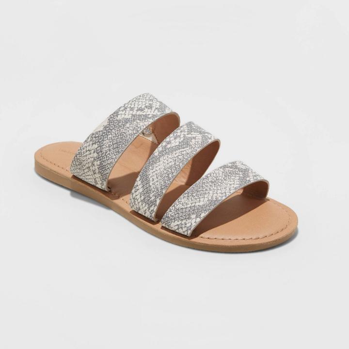 Women's Sammi Slide Sandals - Universal Thread Gray