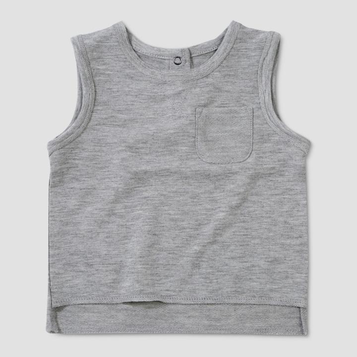 Baby Boys' Afton Street Sleeveless Tank Top - Heather Gray