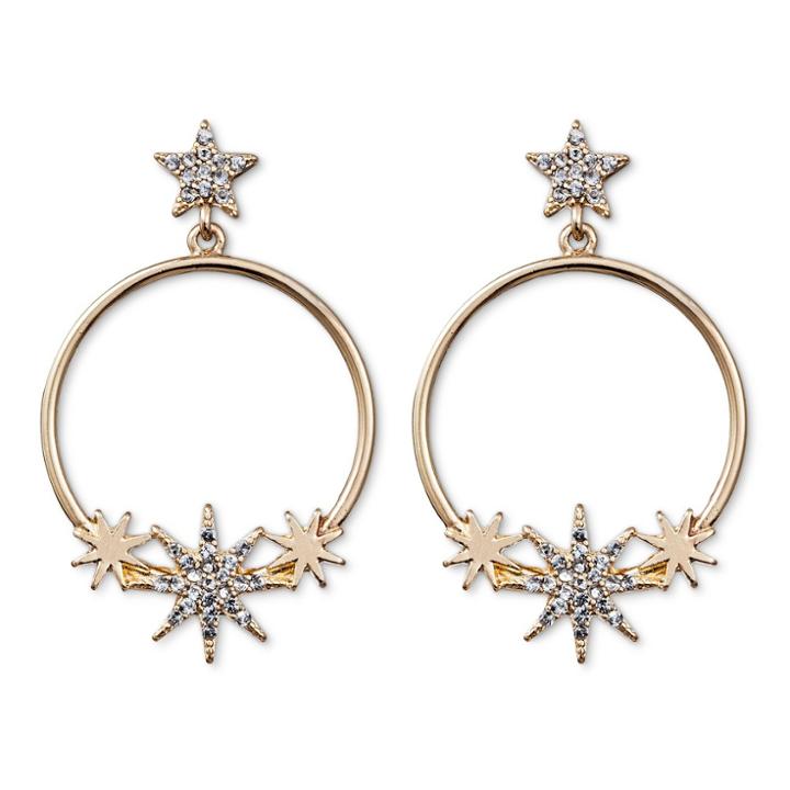 Sugarfix By Baublebar Celestial Hoop Earrings - Gold, Women's