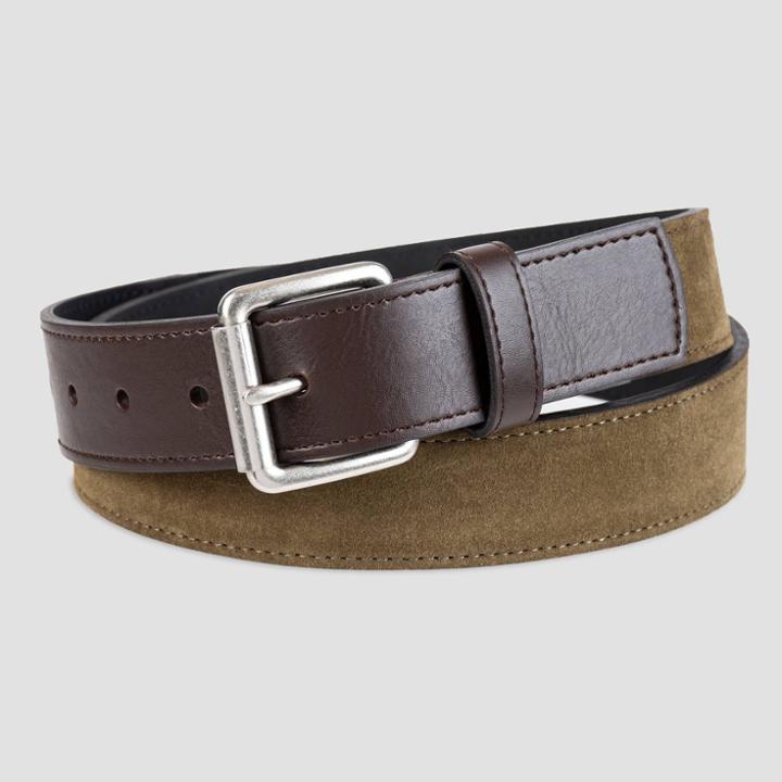 Men's Suede Belt - Goodfellow & Co Olive