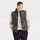 Men's Midweight Puffer Vest - Goodfellow & Co Camo