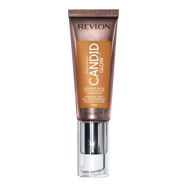 Revlon Photoready Candid Moisture Glow Foundation 500 Almond - .75 Fl Oz, Brown