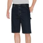 Dickies Men's Big & Tall Relaxed Fit 11 Carpenter Jean Shorts - Khaki Tint 50,