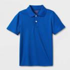 Kids' Short Sleeve Performance Uniform Polo Shirt - Cat & Jack Blue