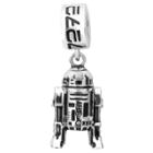 Star Wars R2-d2 925 Sterling Silver Dangle Bead Charm
