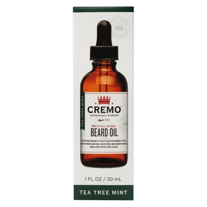 Cremo Tea Tree Mint Revitalizing Beard Oil
