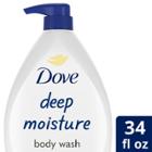 Dove Beauty Deep Moisture Body Wash Pump