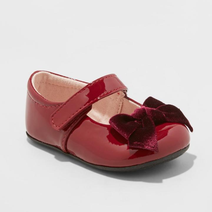 Infant Girls' Dayja Ballet Flats - Cat & Jack Red