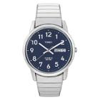 Men's Timex Easy Reader Expansion Band Watch - Silver/blue T200319j, Blue