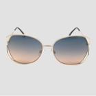 Women's Square Sunglasses - A New Day Gold,