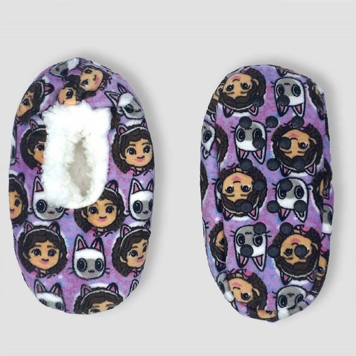Toddler Gabby's Dollhouse Slipper Socks - Light Purple