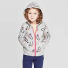 Toddler Girls' Long Sleeve 'panda' Sweatshirt - Cat & Jack Gray 5t, Toddler Girl's