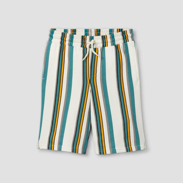 Boys' Striped Knit Pull-on Shorts - Art Class Cream