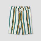 Boys' Striped Knit Pull-on Shorts - Art Class Cream