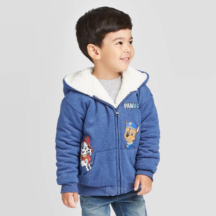 Toddler Boys' Nickelodeon Paw Patrol Hooded Sweatshirt - Navy 3t, Boy's, Blue