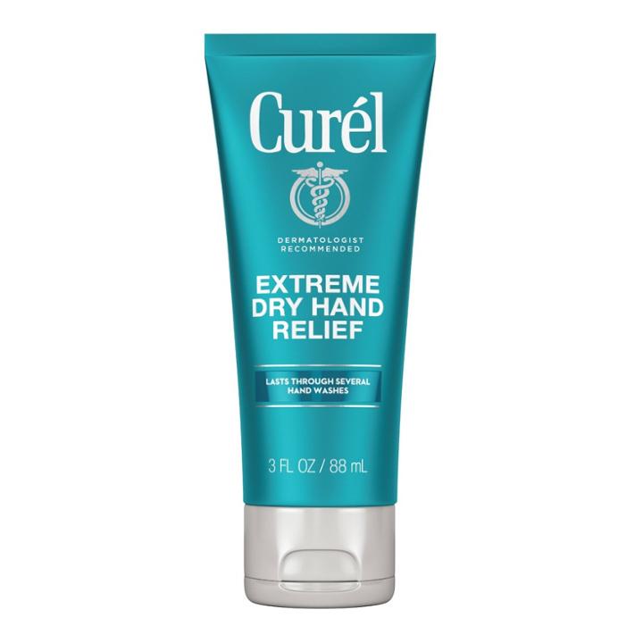 Curel Extreme Dry Hand Hand Relief Cream, Long Lasting Relief After Washing Hands, Travel Size Lotion