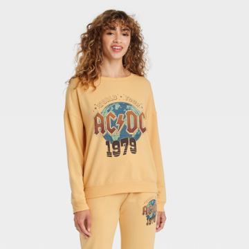 Women's The Ac/dc Graphic Sweatshirt - Yellow