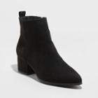 Women's Valerie City Ankle Bootie - A New Day Black
