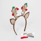 Girls' Reindeer Headband And Clip Set - Cat & Jack