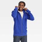Men's Fleece Full-zip Hoodie Sweatshirt - Goodfellow & Co Blue