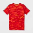 Boys' Short Sleeve Athletic T-shirt - All In Motion Orange