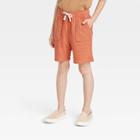 Boys' Pull-on French Terry Striped Shorts - Cat & Jack Orange