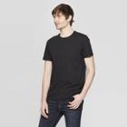 Men's Standard Fit Short Sleeve Elevated Ultra - Soft Crew Neck T-shirt - Goodfellow & Co Black