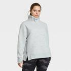 All In Motion Women's Plus Size Quilted Pullover With Funnel Neck Collar - All In