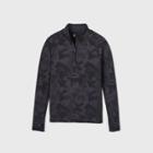 Boys' Seamless 1/4 Zip Pullover - All In Motion Black
