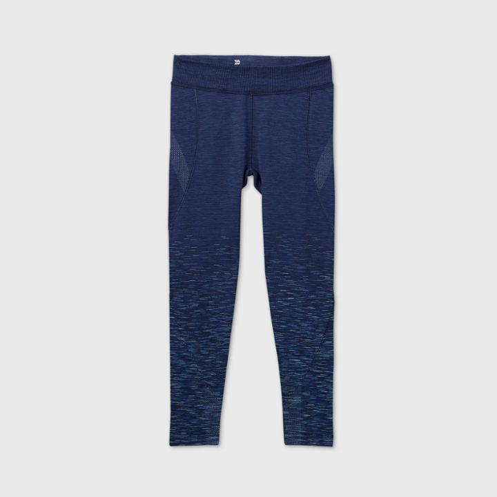 Girls' Seamless Leggings - All In Motion Navy