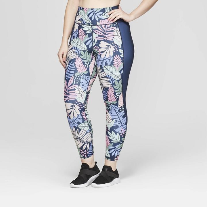 Target Women's Female Activewear Leggings Joylab Multicolor 1x,