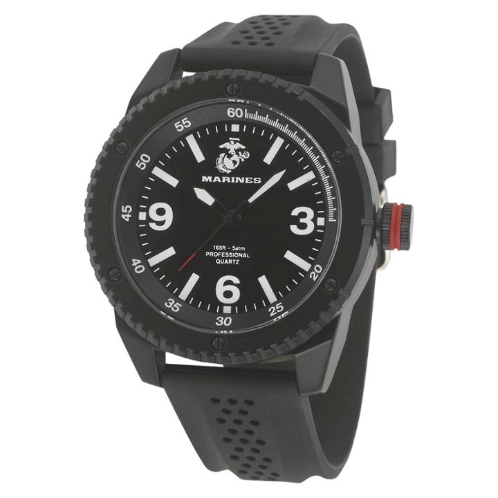 Men's' Wrist Armor U.s. Marine Corps C20 Analog Quartz Watch - Black,