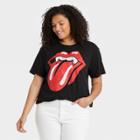 The Rolling Stones Women's Rolling Stones Plus Size Halloween Short Sleeve Graphic T-shirt - Black