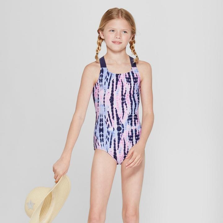 Girls' La Boheme One Piece Swimsuit - Cat & Jack Purple