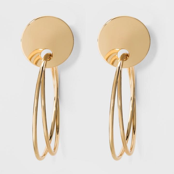 Sugarfix By Baublebar Multi Hoop Earrings - Gold, Women's