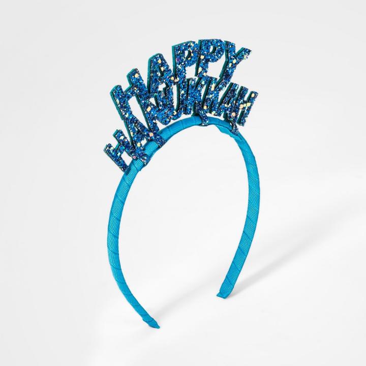 Girls' Happy Hanukkah Headband - Cat & Jack Blue