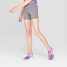 Girls' Performance Yoga Shorts - C9 Champion Gray Heather M, Railroad Gray