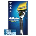 Gillette Proglide Shield Men's Razor + 2 Razor Blade Refills