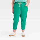 Women's Plus Size Mid-rise Jogger Pants - Universal Thread Green