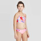 Girls' Summer Lovin 3pc Bikini Set - Art Class Pink