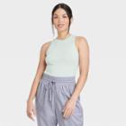 Women's Ribbed Tank Top - A New Day Gray